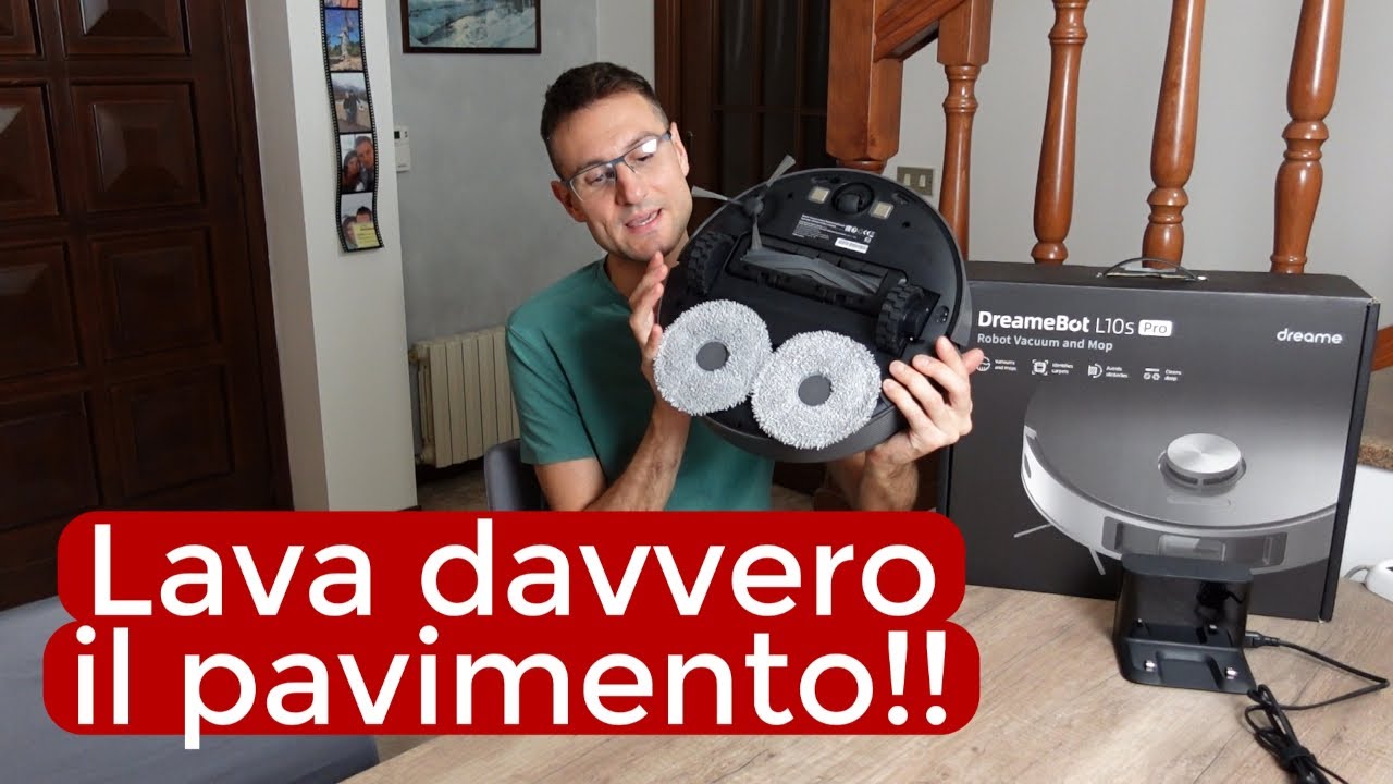 Recensione robot che i pavimenti li lava davvero Xiaomi Dreame L10s Pro con  mappatura e mop rotanti 