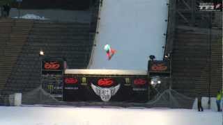 Sebastien Toutant - Backside Double Rodeo 1080's - TTR Air & Style Munich Practice