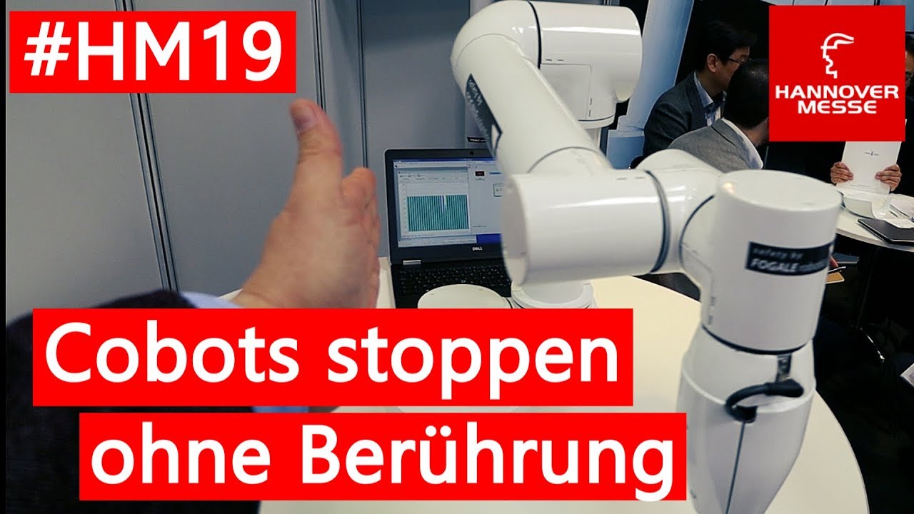 Hannover Messe 2019 - Sensorhaut von Fogale Robotics