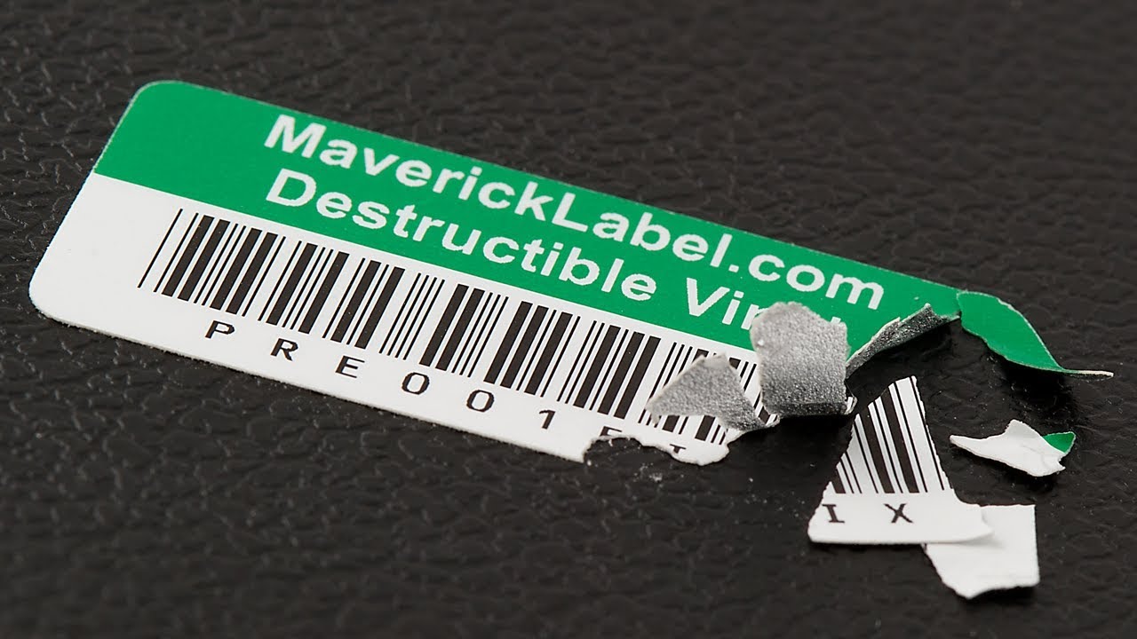  ZbZcYmt Asset Tags - Customized Pre-Printed Non