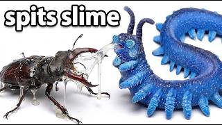 Alien Worm _(Spits Slime) to Trap Its Prey