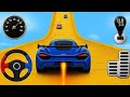TRANSPORTING PIXAR CARS &amp; FRUITS WITH COLORED &amp; JOHN DEERE vs CLAAS vs TRACTORS - BeamNG.drive