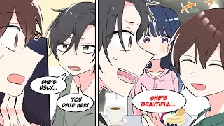 My big brother forced me to go date with a fat girl but...［Manga dub］