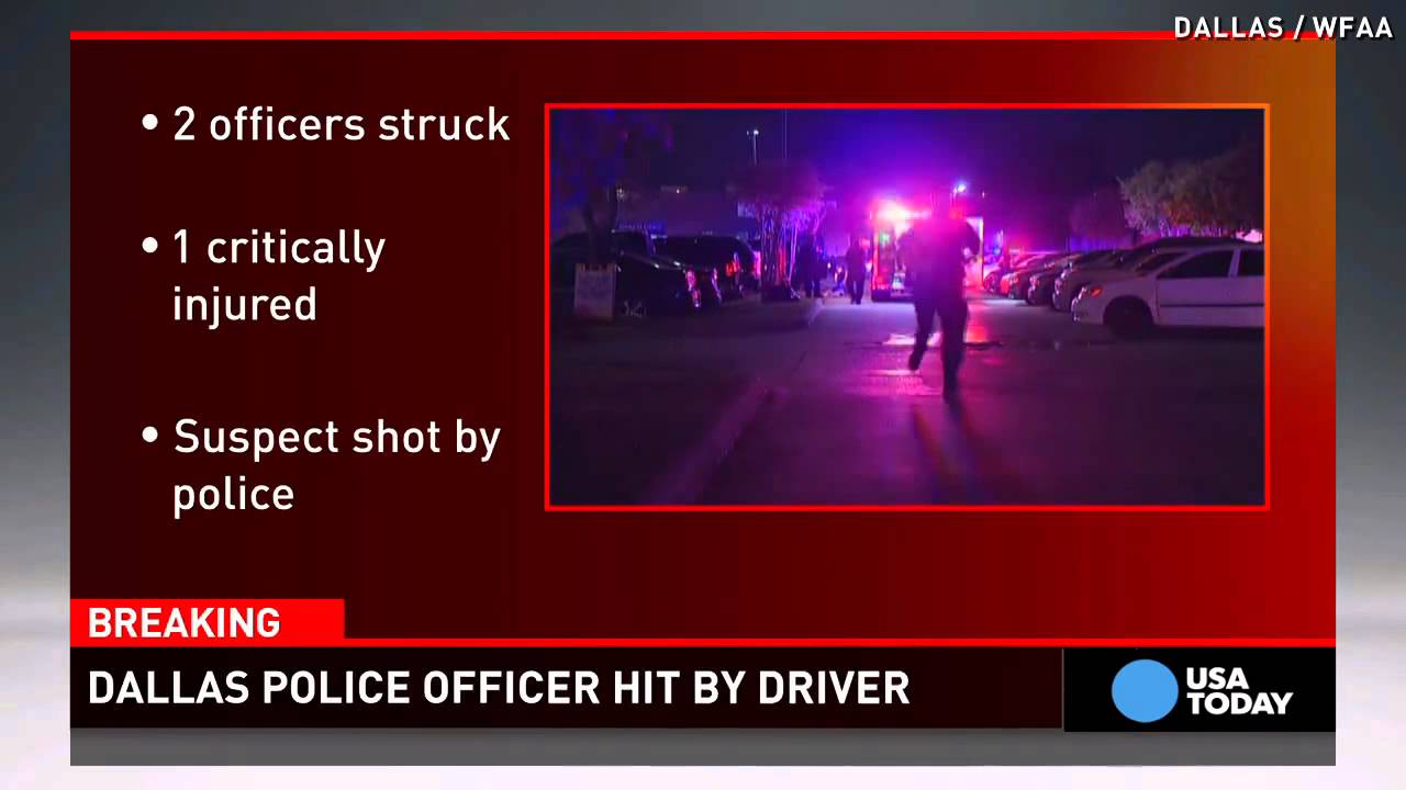 Police Officer hospitalized after being run over - YouTube