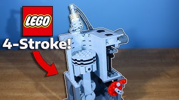 How 4-Stroke Engines Work | Explained with LEGO!