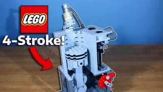 How 4-Stroke Engines Work | Explained with LEGO!