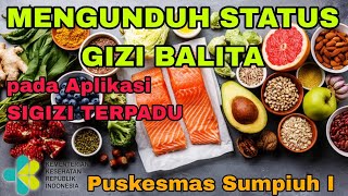 MENGUNDUH STATUS GIZI BALITA PADA APLIKASI SIGIZI TERPADU screenshot 5