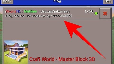 💥 | Como jogar Online com seus Amigos no Craft World - Master Block 3D em 2024 (desatualizado)