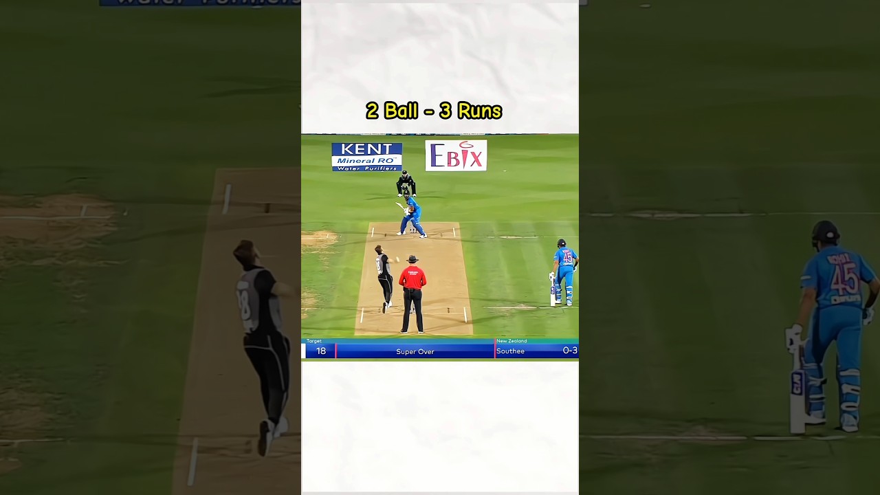 Rohit & Bumrah Vs Newzealand SuperOver | #shorts