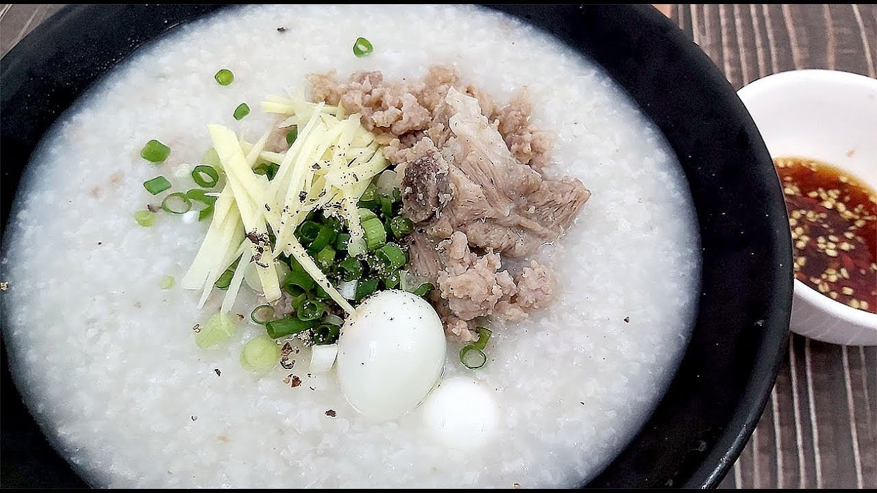 Hướng dẫn Cách nấu cháo sườn – Cách nấu Cháo Sườn non thật đơn giản của Hồng Thanh Food