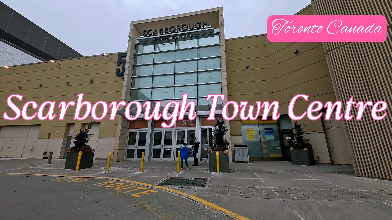 Пешая экскурсия по центру города Скарборо, пешеходная экскурсия по торговому центру STC, Канада