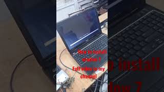 how to install window 7 in any laptop