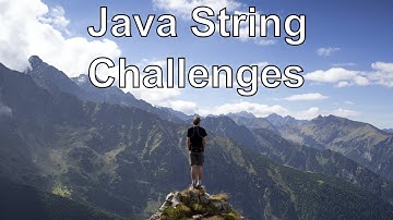 Java String Challenges for Beginners