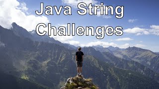 Java String Challenges for Beginners