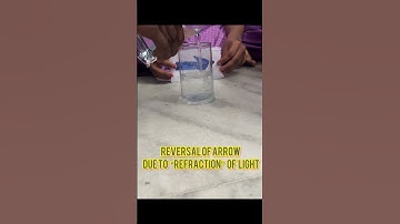 Arrow Reversal || Reverse Arrow #refraction_of_light #refraction #scienceexperiment #science