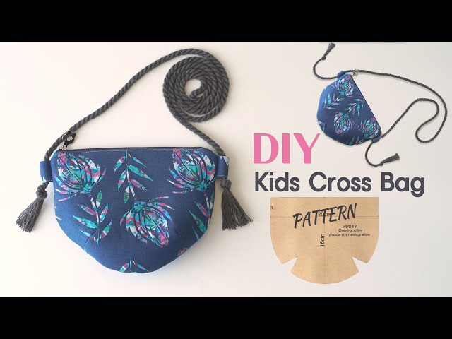 DIY Kids Mini Cross Bag, Pouch Making