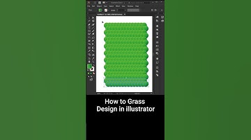 How to Grass Design in illustrator | #graphickorner #Grassdesign #illustratortutorial