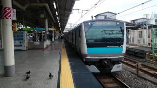 E233系1000番台宮サイ129編成 JR京浜東北線快速大船行き 上野駅発車