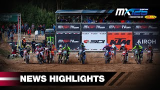 News Highlights | EMX125 Presented by FMF Racing | MXGP of Latvia 2023 MXGP Motocross