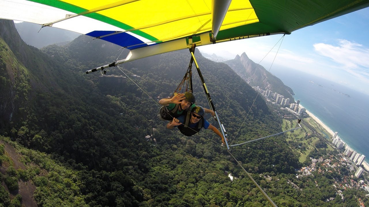Hang Gliding in Rio de Janeiro - RioLIVE! Weekends - YouTube