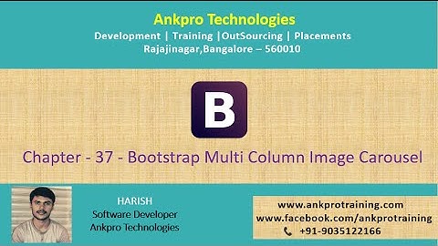 Bootstrap Chapter 37 - Bootstrap Multi Column Image Carousel