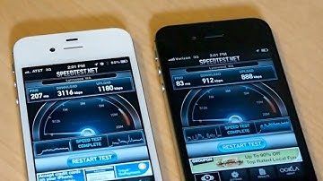 iPhone 4S Speed Test: AT&T vs. Verizon Wireless
