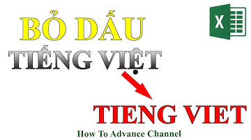 Cách Bỏ Dấu Tiếng Việt Trong Excel Word