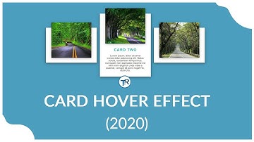 CSS CARD HOVER EFFECT (2020)