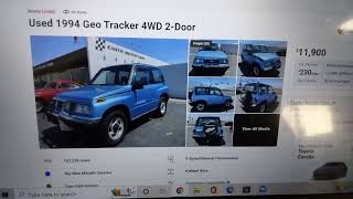 Geo Tracker for sale Market watch prices Coal Miners help push tourists dead electric car