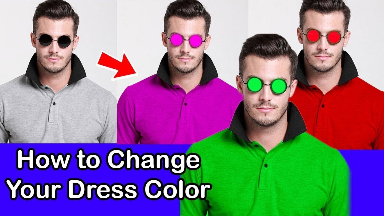 how to change clothes color - YouTube