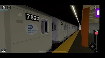 C via D line: R188 (11 car set) Not in Service bypassing 145th Street