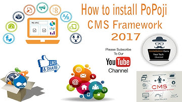How to install PopoJI CMS Framework v2.0.1 (2017)-How to make Website