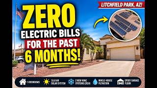 ZERO Electric Bills for 6 Months! | Stunning 5 Bedroom Solar Home in Litchfield Park, AZ ZERO Electric Bills for 6 Months! | Stunning 5 Bedroom Solar Home in Litchfield Park, AZ