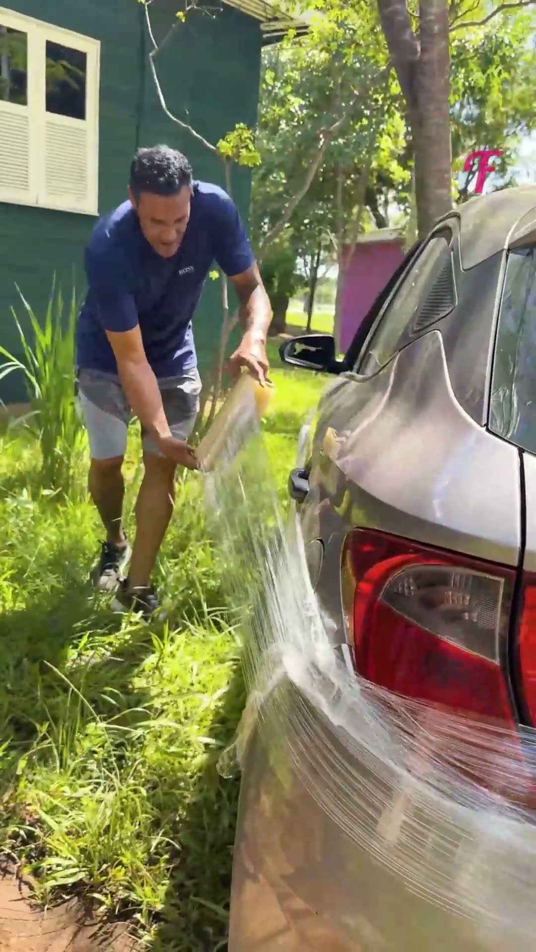 A Unique Way to Protect Your Car #shorts
