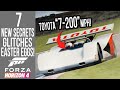 Forza Horizon 4 - 7 NEW Secrets, Glitches & Easter Eggs! Toyota "7-200"MPH Update 23!