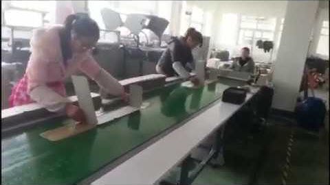 SJ600 Semi-Automatic paper gluing machine for rigid box & hardcover, feeding by hand