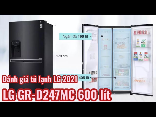 TỦ LẠNH LG GR-R227GF 509L side by side, bảng giá 9/2023