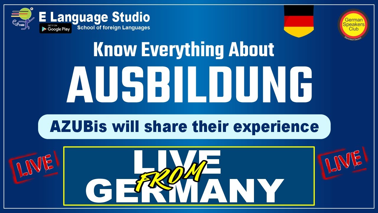 Ausbildung is free in Germany | German Speakers Club |
