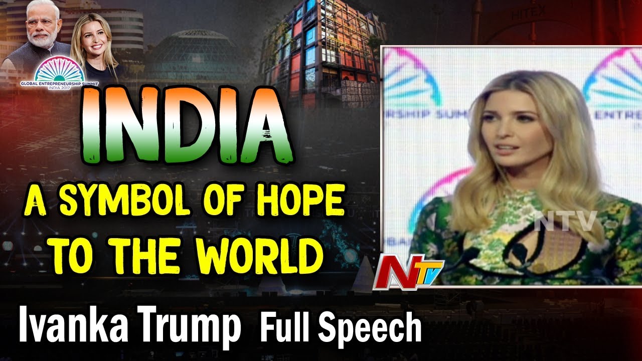 Ivanka Trump Speech @ Global Entrepreneurship Summit 2017 || Narendra Modi || 