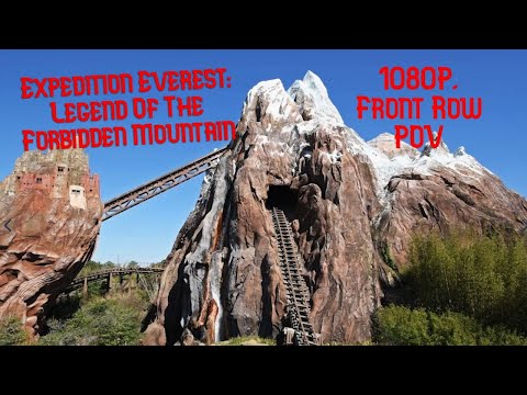 Expedition Everest: Legend Of The Forbidden Mountain | 1080P, Front Row POV | Walt Disney World