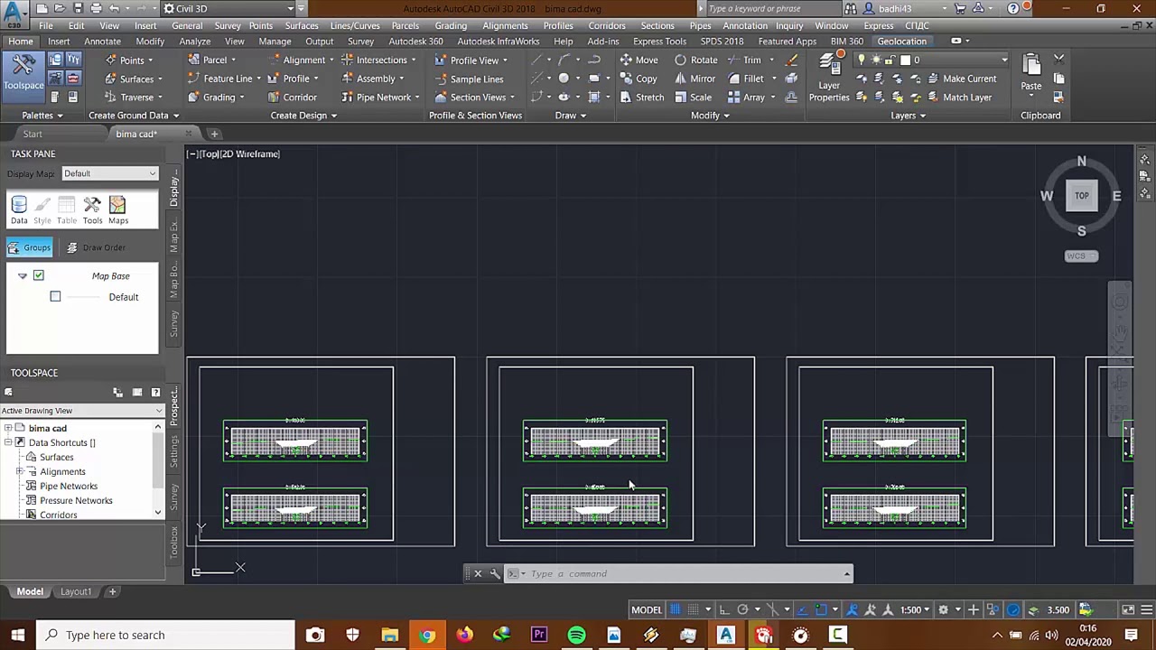 Civil 3D : Tutorial Membuat Cross Section dan Volume Material - YouTube