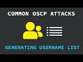 OSCP Active Directory: Generating a Username List