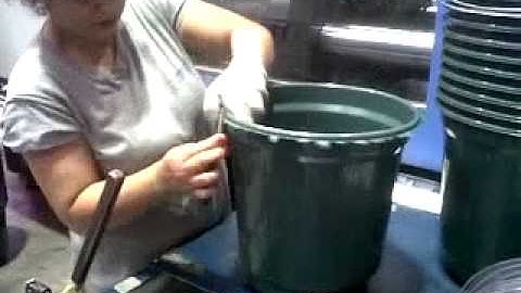 Injeção de balde Plastico