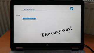 How to enter the Boot Options Menu on a HP ZBook laptop - The easy way!