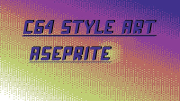 Aseprite - Setting it up to make some Retro C64 Art!