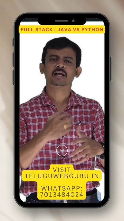 Which is better: Java Full Stack vs Python Full Stack #teluguwebguru # ...