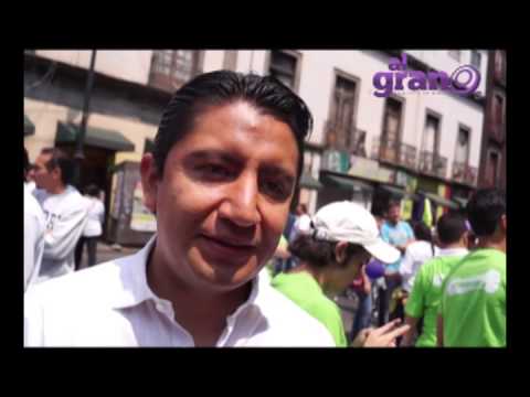 Diputado Orlando Anaya en 3ra marcha  "pasos x la vida"