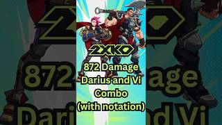 darius and vi 872 damage combo, 2 super bars #2xko #combo #2xkocombo #2xkocombos #2xkodarius #2xkovi