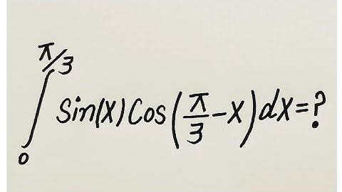 An Interesting Integral From MIT 2025 || MIT Integration Bee Qualifying Exam 
