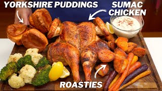 I used Middle Eastern spices, to make a MOUTH WATERING English roast dinner!